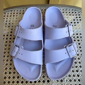 Birkenstock EVA Arizona Lavender Purple Waterproof Sandals Women’s size 37 US 7